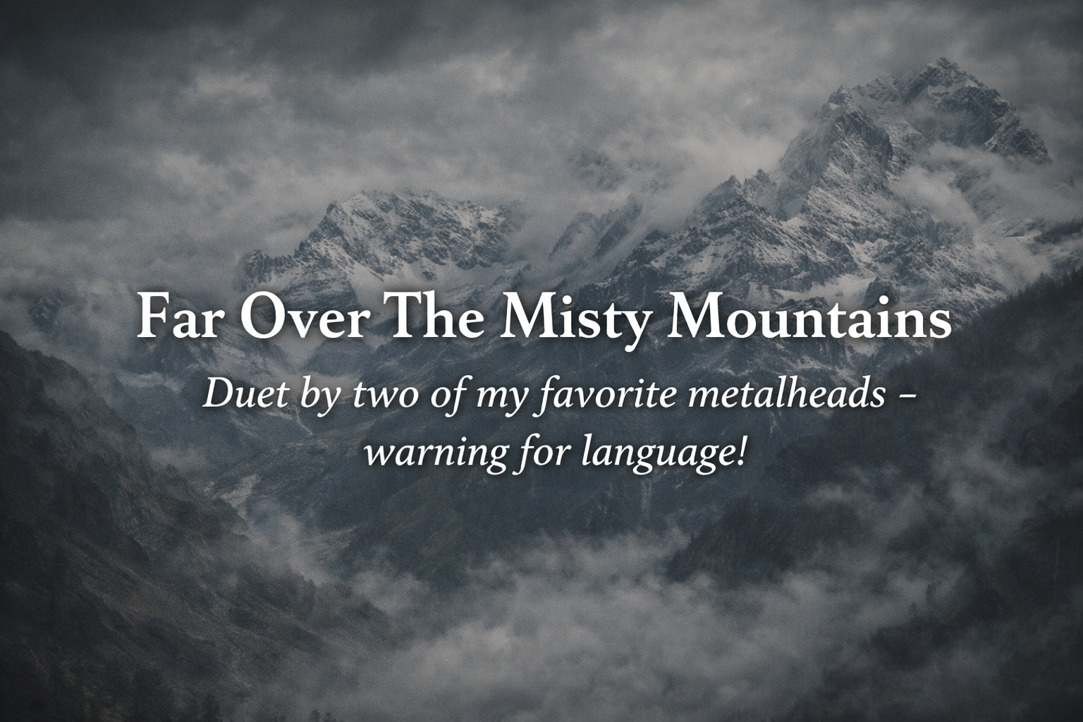 Load video: Two Singsmith students taking a break from album recording to sing me my favourite Bass song!